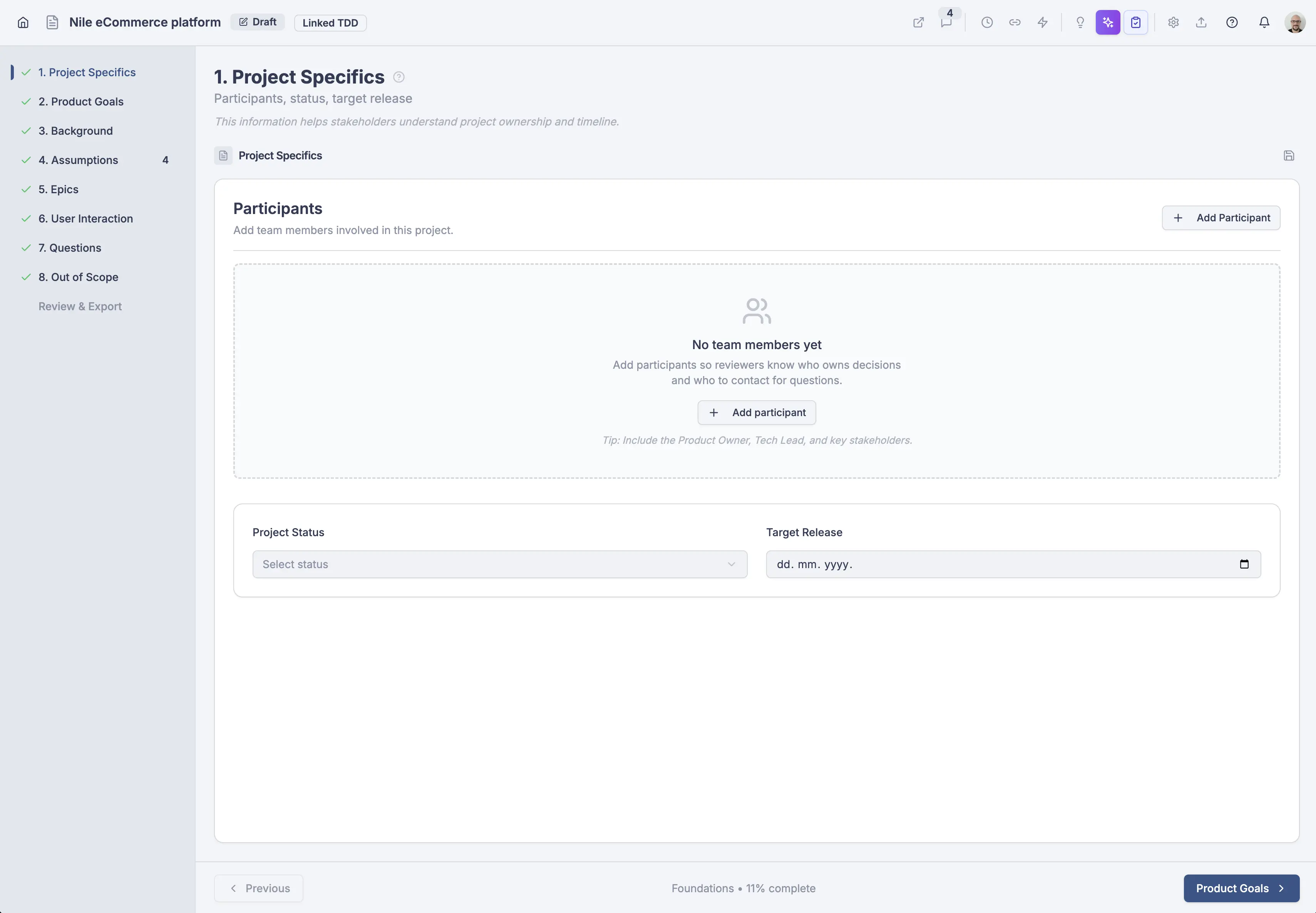 Editor screenshot